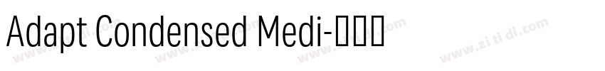 Adapt Condensed Medi字体转换